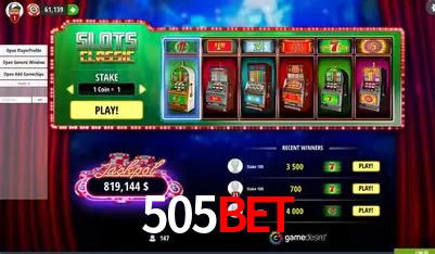 A Popularidade dos Caça-Níqueis no 505BET